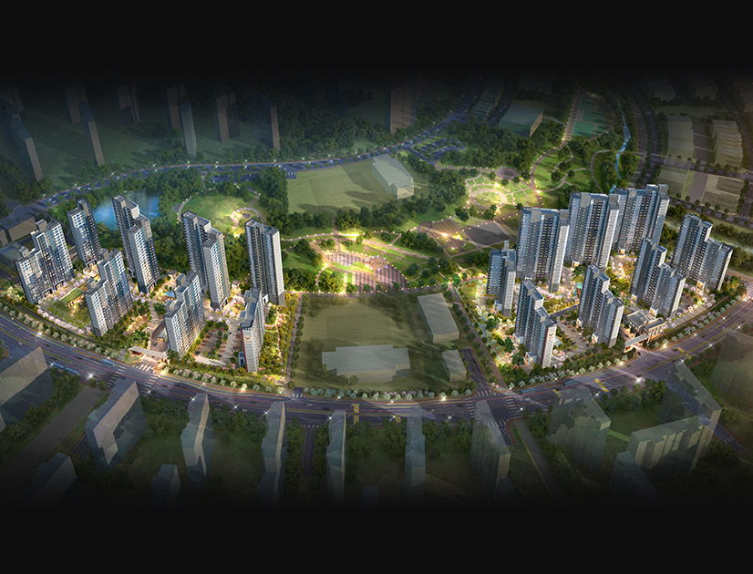 원주 롯데캐슬 골드파크 - 야경