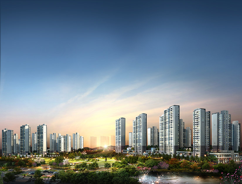 원주 롯데캐슬 골드파크 - 야경