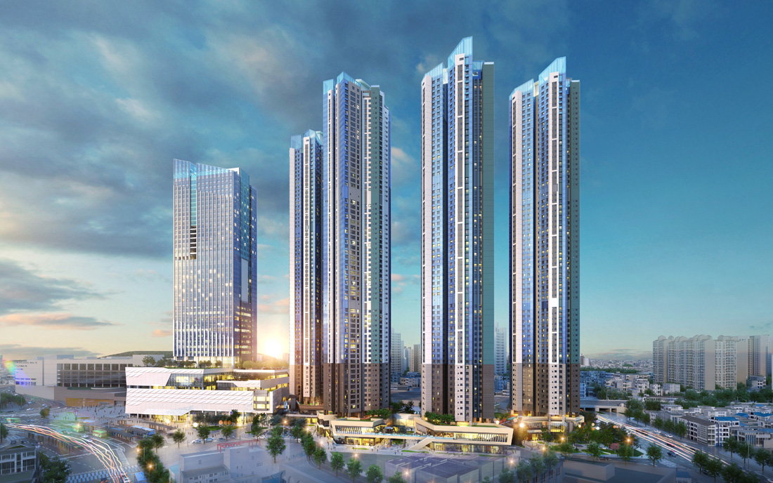 청량리역 롯데캐슬 SKY-L65 외관