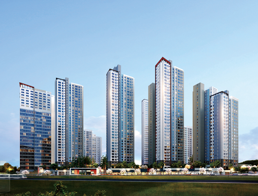 우장산롯데 아파트 투시도