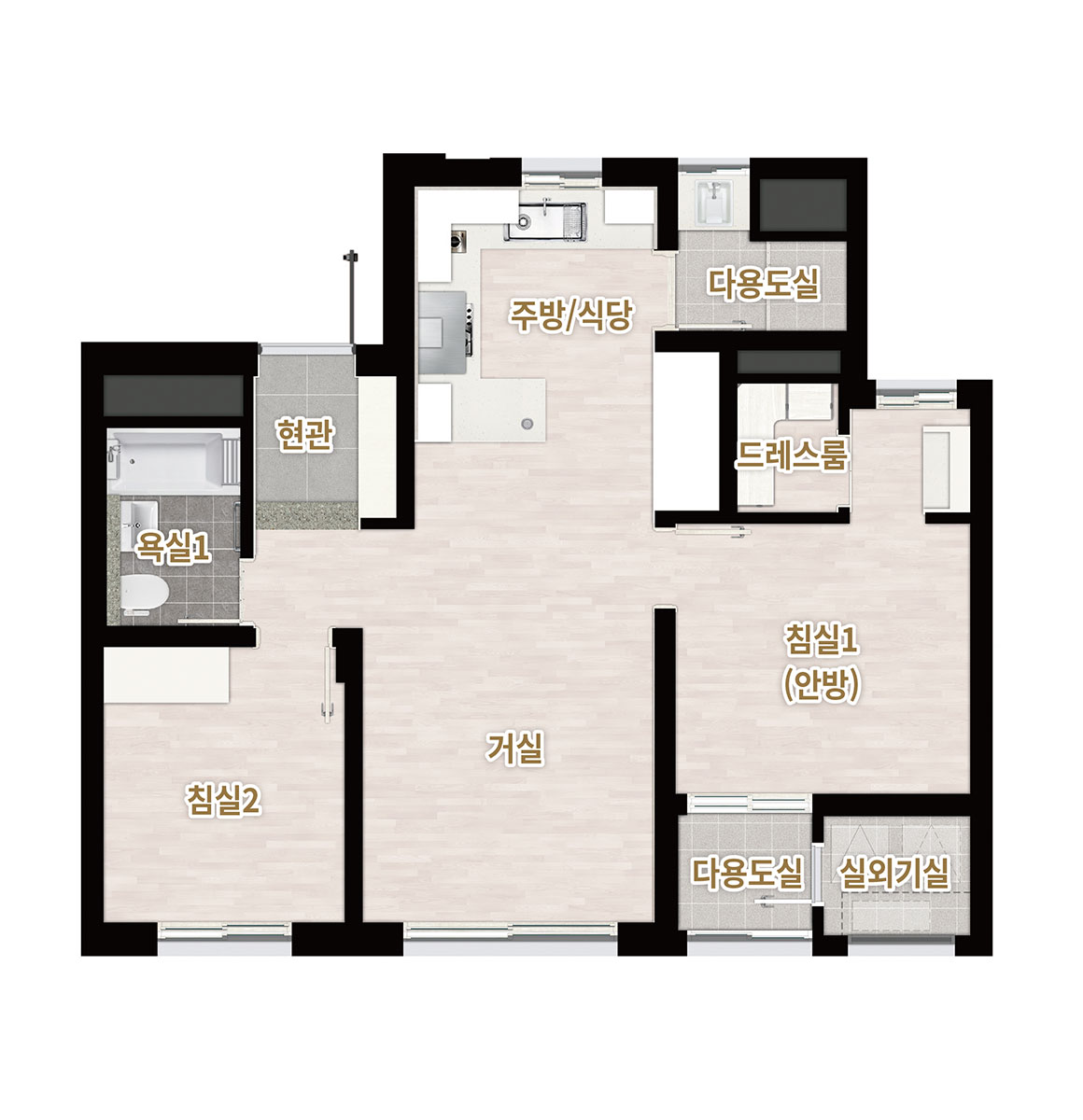 세대 평면도 A
