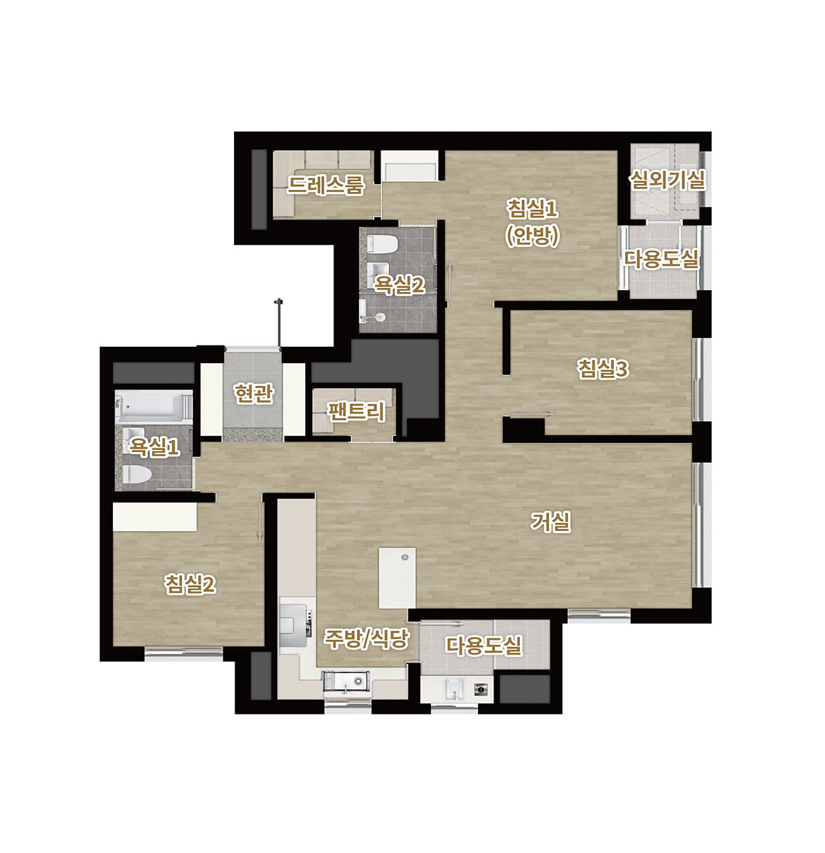 세대 평면도 66p