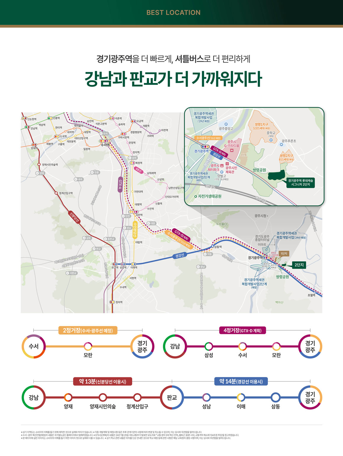 경기광주역 롯데캐슬 시그니처 2단지 입지환경